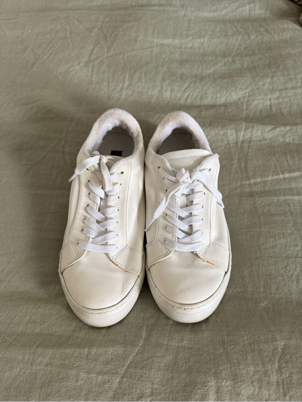 Classic White Low-Top Sneakers